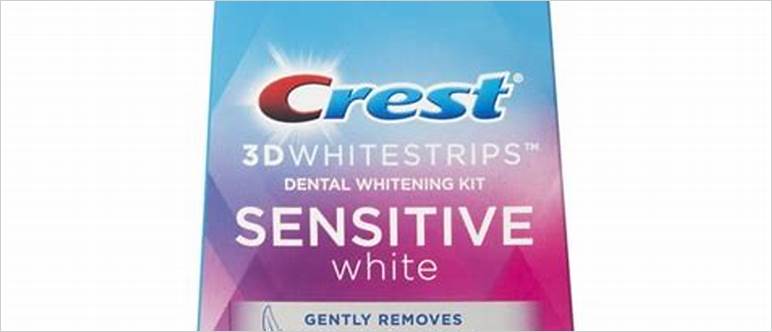 Sensitive whitening strips